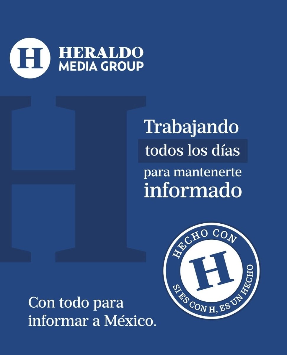 LupitaJuarezH's tweet image. Sintonízanos todos los días por Heraldo Media Group, si es con H es un Hecho. @heraldodemexico