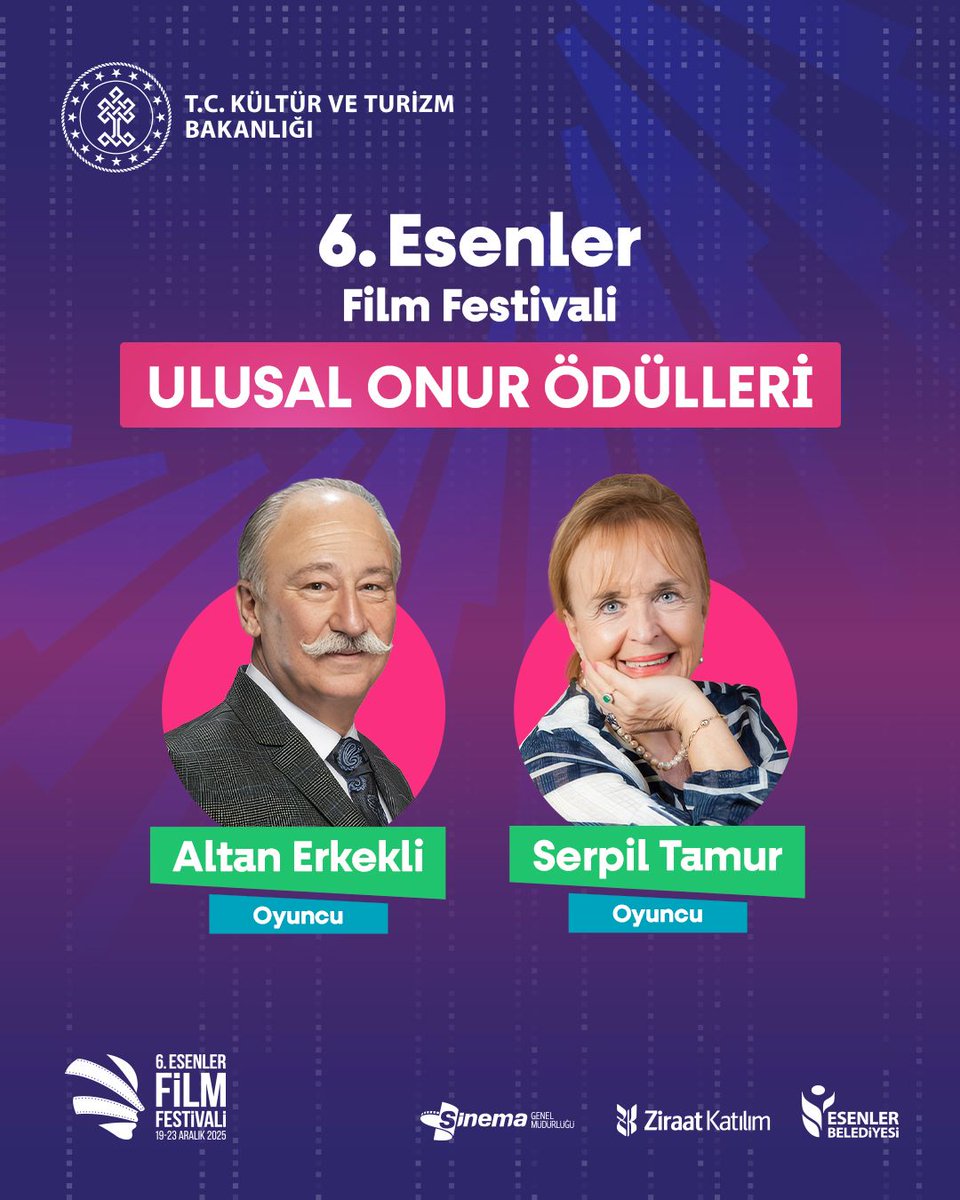 Esenler’den Altan Erkekli ve Serpil Tamur’a Onur Ödülü

6. Esenler Film Festivali'nin ‘Ulusal Onur Ödülleri’ bu yıl sinema ve tiyatro dünyasına damgasını vuran iki usta oyuncu Altan Erkekli ve Serpil Tamur’a verilecek.

filmarasidergisi.com/esenlerden-alt…

<a href="/esenlerff/">Esenler Film Festivali</a> <a href="/esenlerkultur/">Esenler Kültür Sanat</a>