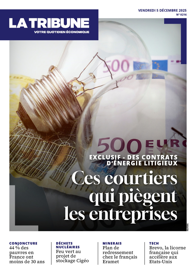 LaTribune's tweet image. 🔴 À la une de La Tribune du 5 décembre :

💶 Ces courtiers qui piègent les #entreprises
📊 44% des pauvres en #France ont moins de 30 ans
☢️ Déchets nucléaires : feu vert au projet de stockage Cigéo
🪨 Minerais : plan de redressement chez le français Eramet
🦄 #Tech : Brevo, la