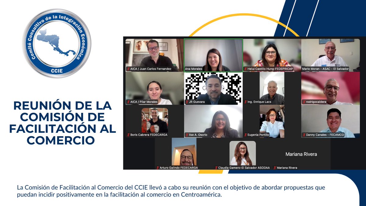 Comisión de Facilitación al Comercio del <a href="/CCIE_CA/">CCIE</a> llevó a cabo su reunión para dar seguimiento a temas de interés para el sector empresarial