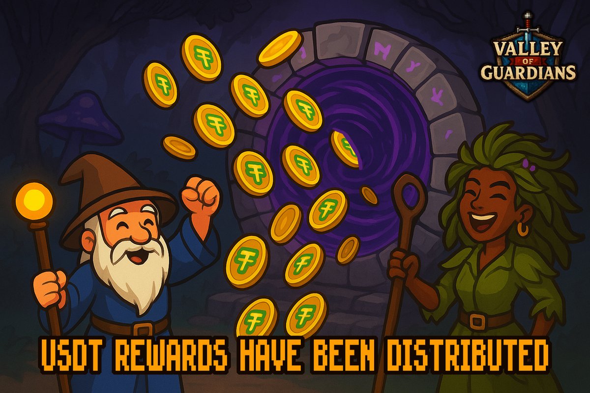 Season 4 USDT rewards have been fully distributed! 🎉
Thank you for your patience, Guardians and congratulations to all the top performers. ⚔️

GC and GS Rewards will be sent in the next few hours!

🗒️Payment Proof:

Damage Ranking:
bscscan.com/tx/0xd2f025c50…

Chart Ranking: