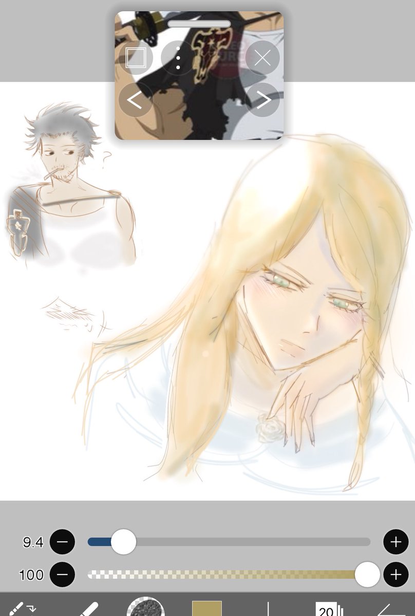 callistoluverr's tweet image. Drew a quick  doodle of my unlikely parents cus i miss them sm 
#Yamichar 
Technically it’s a charlotte doodle 😛