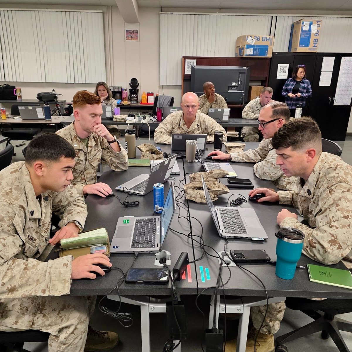 Week 1 of NEC 1-26 is underway at MCAGCC Twentynine Palms. Marines from 3/7 are training alongside MCTOG to build foundational skills in network mapping, analysis, and engagement.  #USMC #MCTOG #MCAGCC #TwentyninePalms #Marines