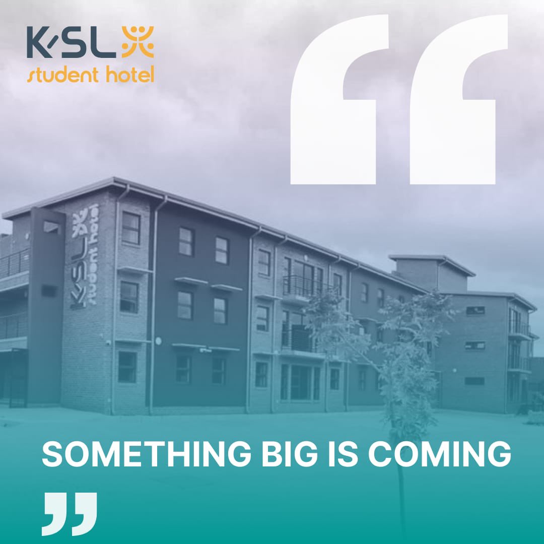 kslstudenthotel's tweet photo. Big things are coming to Limpopo! A brand-new student accommodation is launching soon near University of Limpopo. Stay tuned.

Find out more: https://t.co/UItiE7kuS1
Call us: +27 (15) 295 2065
Email us: info@k-sl.co.za

#KSLStudentHotel #KSLStudentLifestyle https://t.co/AORrd8EjgK