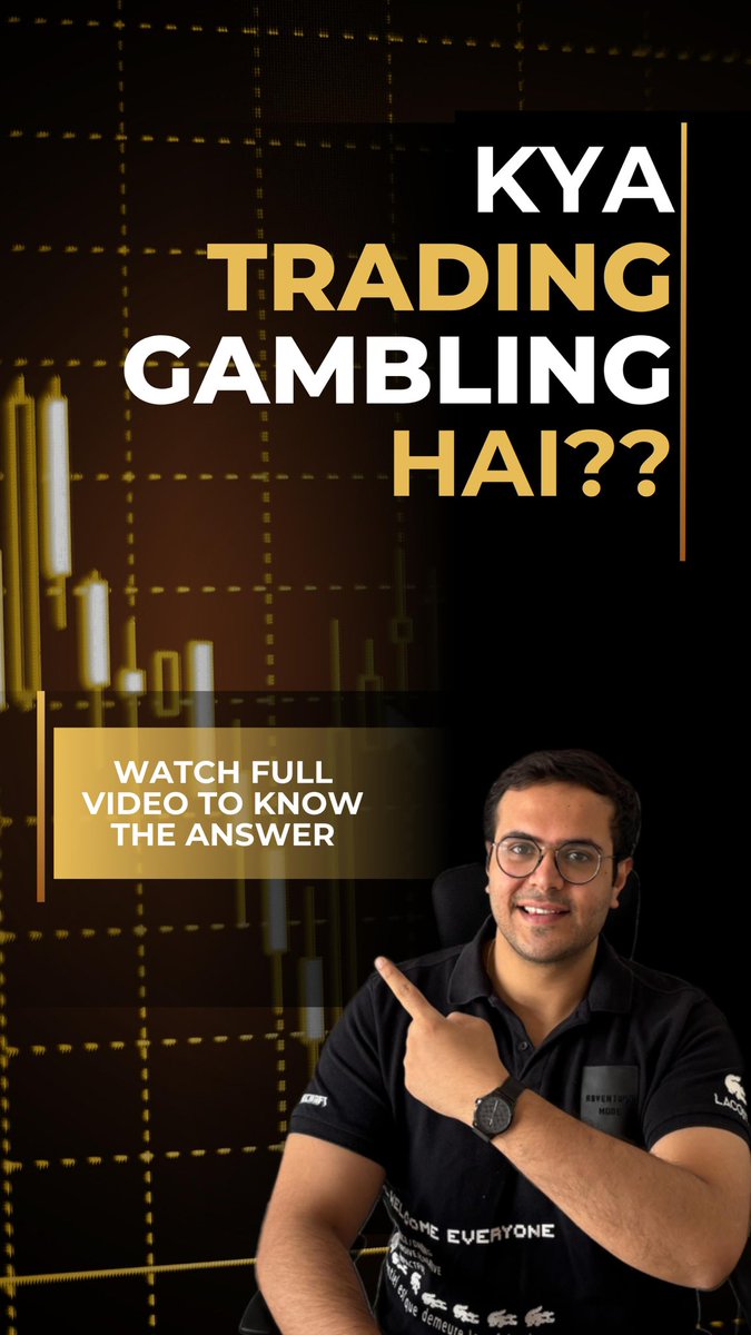 Sid0897's tweet photo. Do you also believe that Trading is Gambling?
I tried to explain the difference with a very simple example, Watch whole video to understand!!

https://t.co/ihKlrX8e4h

#Trading #Stocks #IndianStockMarket https://t.co/U4VlgUMehR