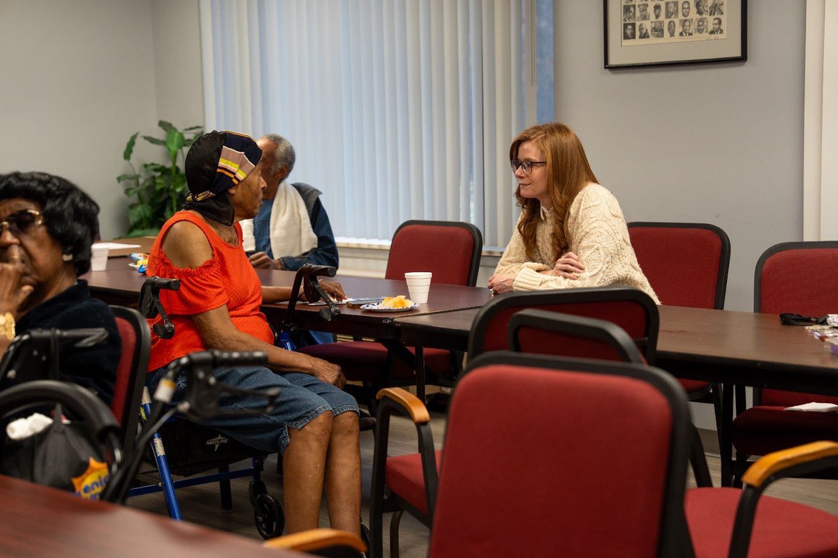 Thank you to the residents at Delta Manor in Detroit for spending the afternoon with us! I loved hearing your questions and stories: about affordable housing for seniors and young people just starting out, ideas on rehabbing old buildings to create more community spaces, and your