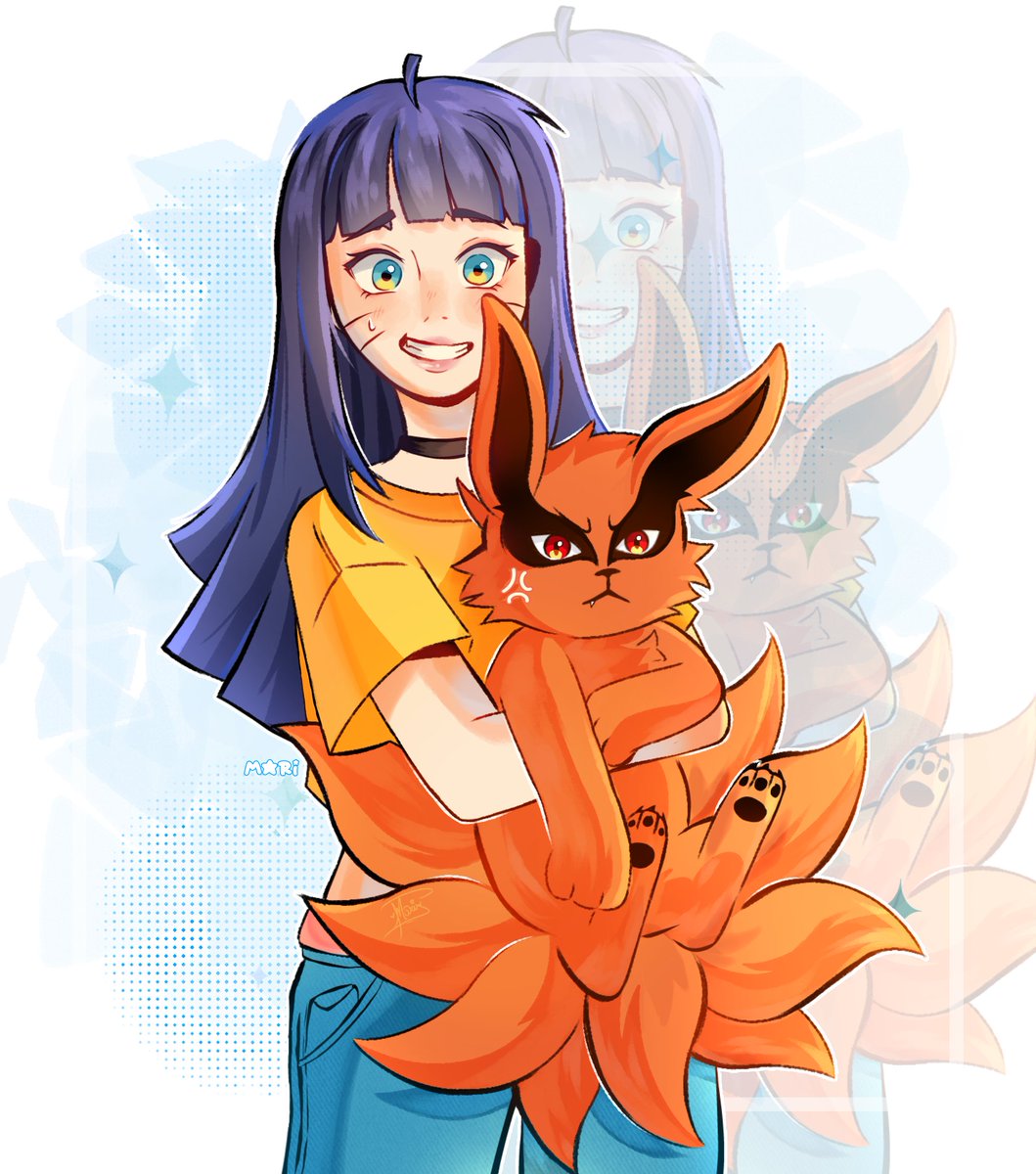 🦊🌻

#Himawari #Kurama 
#BORUTO #BorutoTwoBlueVortex