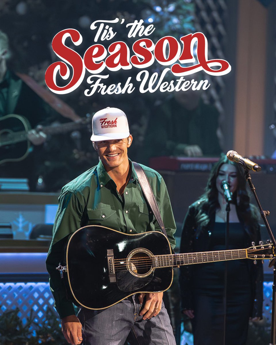_FreshWestern's tweet image. The White and Red Tour Hat, Parker’s pick for the 2025 @cma Country Christmas, is live. Limited run, preorder only, holiday-perfect. Tis the season.

#FreshWestern #ParkerMcCollum #CMA #cmacountrychristmas #CMAchristmas