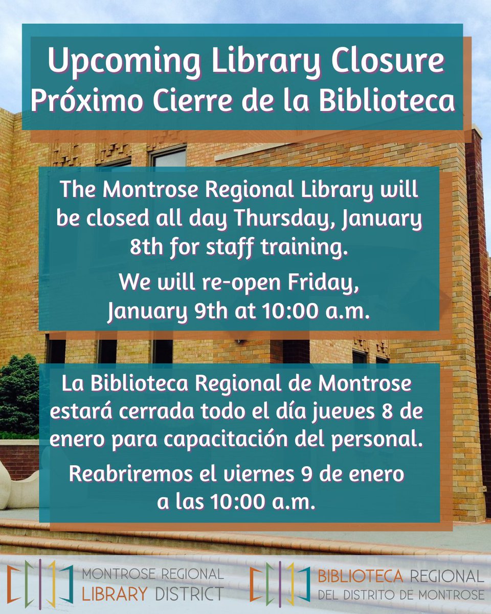 Montrose Regional Library tweet media