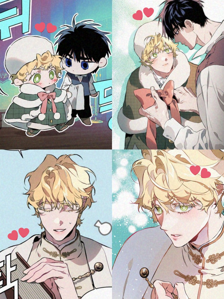 미셸's duality 🥹🤭💛✨️ from looking all smol 🎀, to looking graceful &amp; cool 👑, to being like a big baby puppy 🥺🐾 he can be all for ain (ian) 😌🤭🩵🔥