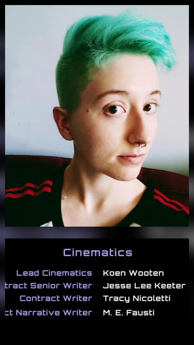 There are several key millennial female writers for Metroid Prime 4

One of them is pro-mask and a quadruple booster. She’s often seen wearing an LGBT T-shirt and supports DEI.

Another writer who left Retro Studios but is still in the credits has claimed that Samus is trans.