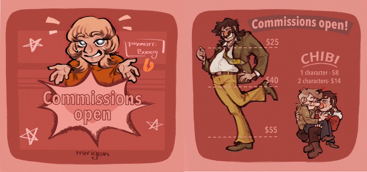 mirigen •||COMMISSIONS OPEN||• tweet media