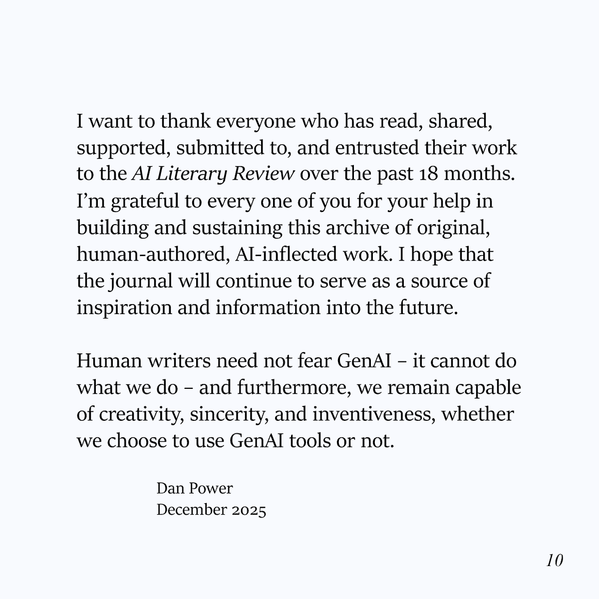 The AI Literary Review tweet media