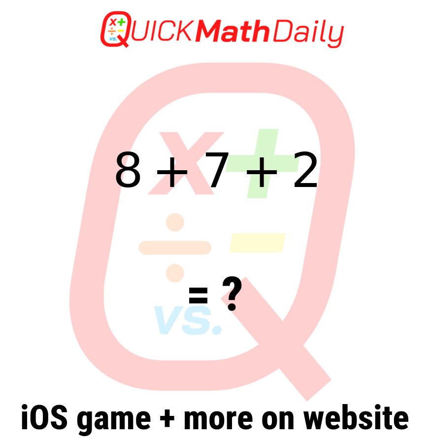 QuickMathDaily's tweet image. 🔢 Genius Challenge: Can You Get This Right w/o a Calculator? 🧠🔥 

Prove Your Skills in the Comments!👇