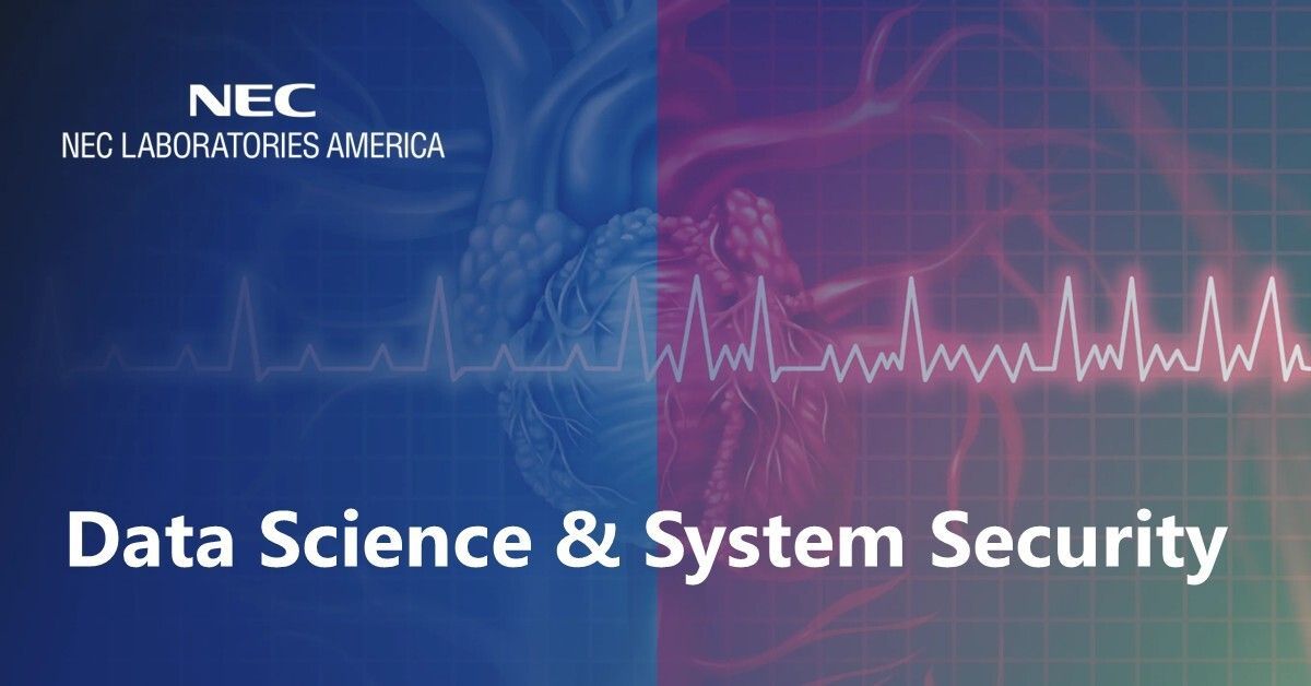 NECLabsAmerica's tweet image. Discover how NEC Labs America is advancing #DataScience and #SystemSecurity to build smarter, safer, and more reliable technologies. Our research tackles challenges in #cybersecurity, data integrity, and scalable intelligent systems. 

Learn more about our work:…