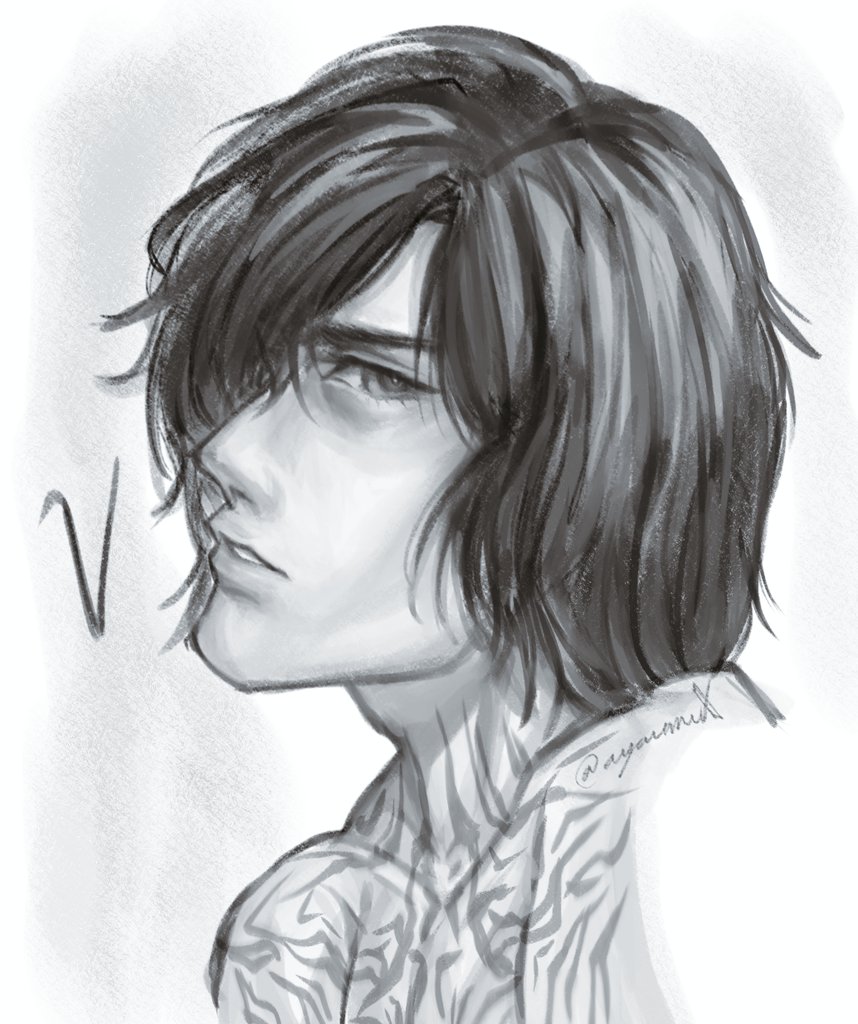 V.. 
#dmc #DevilMayCry5