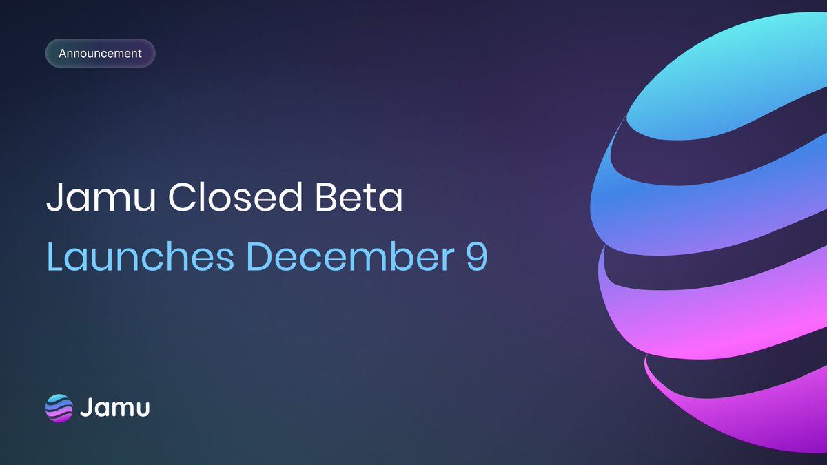 Jamu_ai's tweet photo. Launching December 9th, Jamu brings natural language control to Ableton.

The first AI assistant for Ableton, built to accelerate your workflow while keeping everything in your hands.

Secure your spot in the Jamu Closed Beta → https://t.co/nIHCdXHG6k https://t.co/FyJwJOA7ru