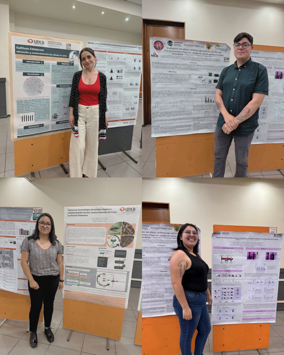El CICBQ y el NICB realizaron la primera edición de Cheese and Science, instancia que reunió a investigadores y estudiantes del Magíster en Ciencias Biológicas y Químicas para compartir avances y promover colaboración interdisciplinaria.

#InvestigaciónUDLA #CienciaUDLA