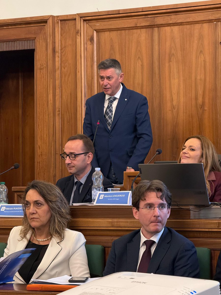 Fai_Cisl_Foggia's tweet photo. Rendicontazione sociale 2024 #Inps Foggia - Donato Di Lella SegrGen FAI Cisl Foggia: “. INPS è riferimento per mondo del #lavoro su territorio dauno. Si azioni e potenzi #ponte di #impegno condiviso in sinergia con #forze #sociali, imprese ed #enti. Siano protagonisti i #giovani” https://t.co/RGp4FINwmi