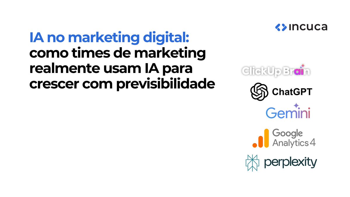 Confira o novo conteúdo no site da InCuca:  incuca.net/ia-no-marketin…