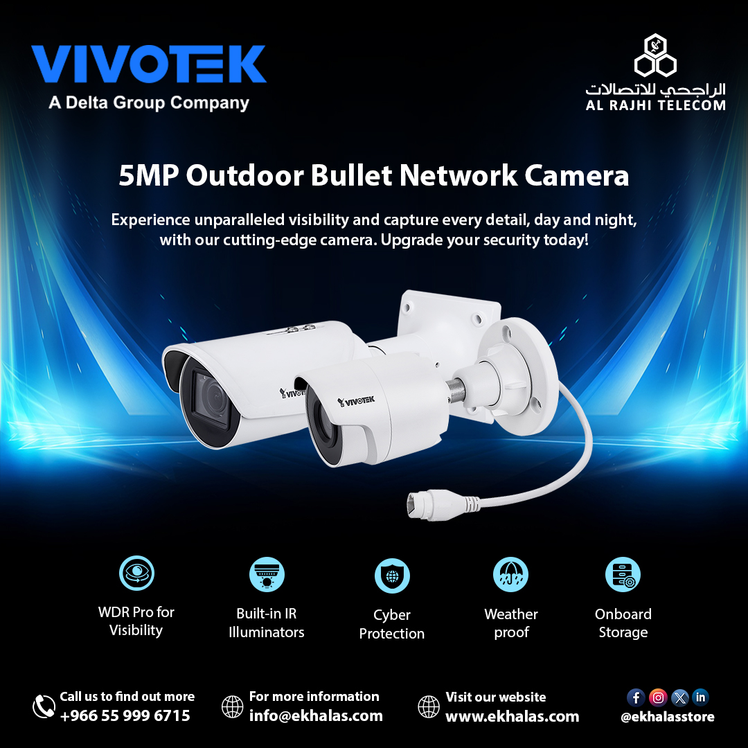 ekhalasstore's tweet image. Secure your world with Vivotek cameras, which are available now at Ekhalasstore!
.
.
.
#Vivotek #SecurityCameras #EkhalasStore #alrajhitel #vision2030 #dahua #hikvision #cctv #security #surveillance #bosch #axis #pelco #avigilon #ipcamera #uniview #securitycamera #hanwha #service