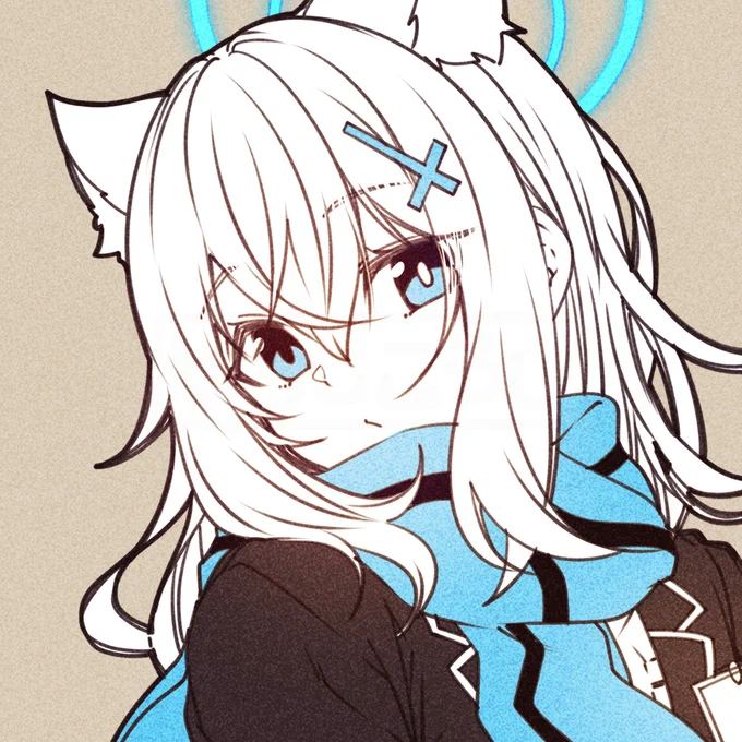 原稿の合間のラクガキ #ブルアカ
