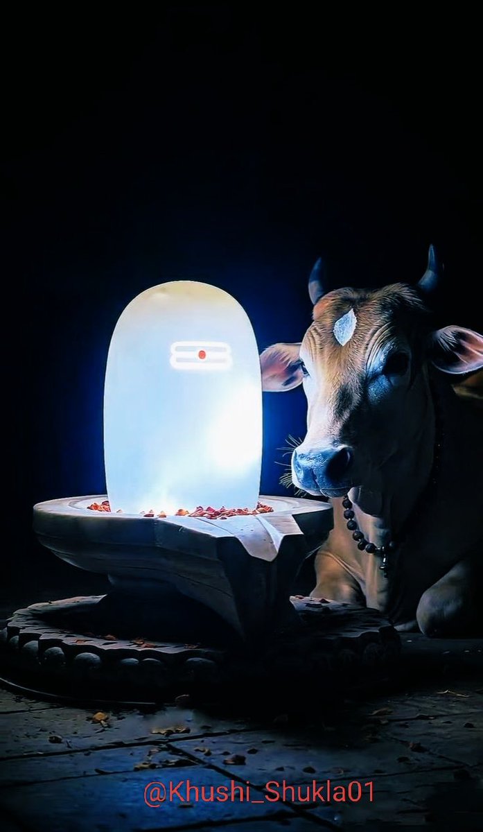 khushi_shukla01's tweet image. नन्दी केवल एक वाहन नहीं — वे अनंत भक्ति, निष्ठा और समर्पण के प्रतीक हैं।
जब वे शिव शम्भू को निहारते हैं, तो ऐसा लगता है जैसे पूरा वातावरण श्रद्धा, शांति और दिव्यता से भर जाता है।

उनकी वह शांत, स्थिर और प्रेममयी दृष्टि हमें सिखाती है कि
भगवान की ओर पूर्ण विश्वास और समर्पण से…