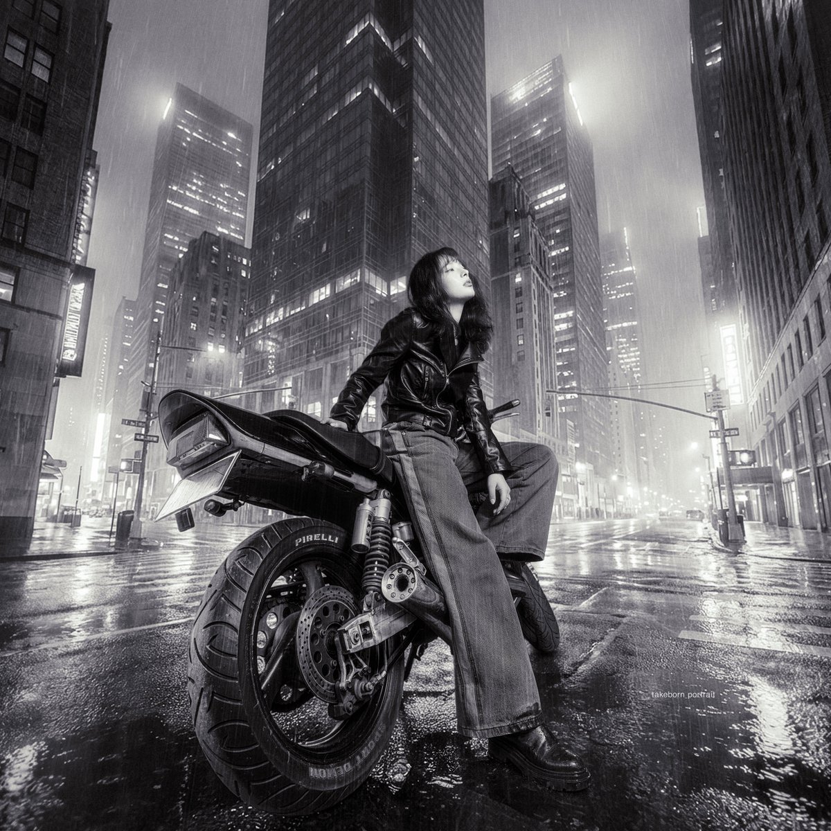 Ink Rain.
.
.
#takeborn_portrait #CreativeComposite