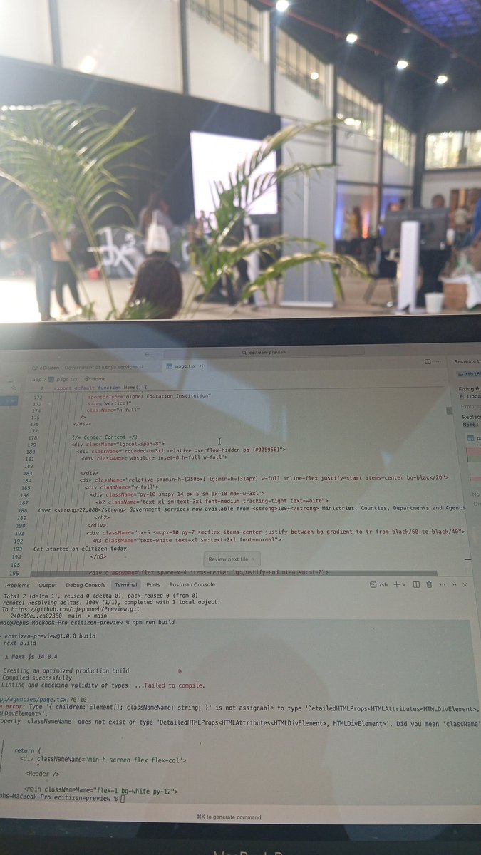 Code4jeph's tweet image. I ended up working almost half of the time I was here 😂