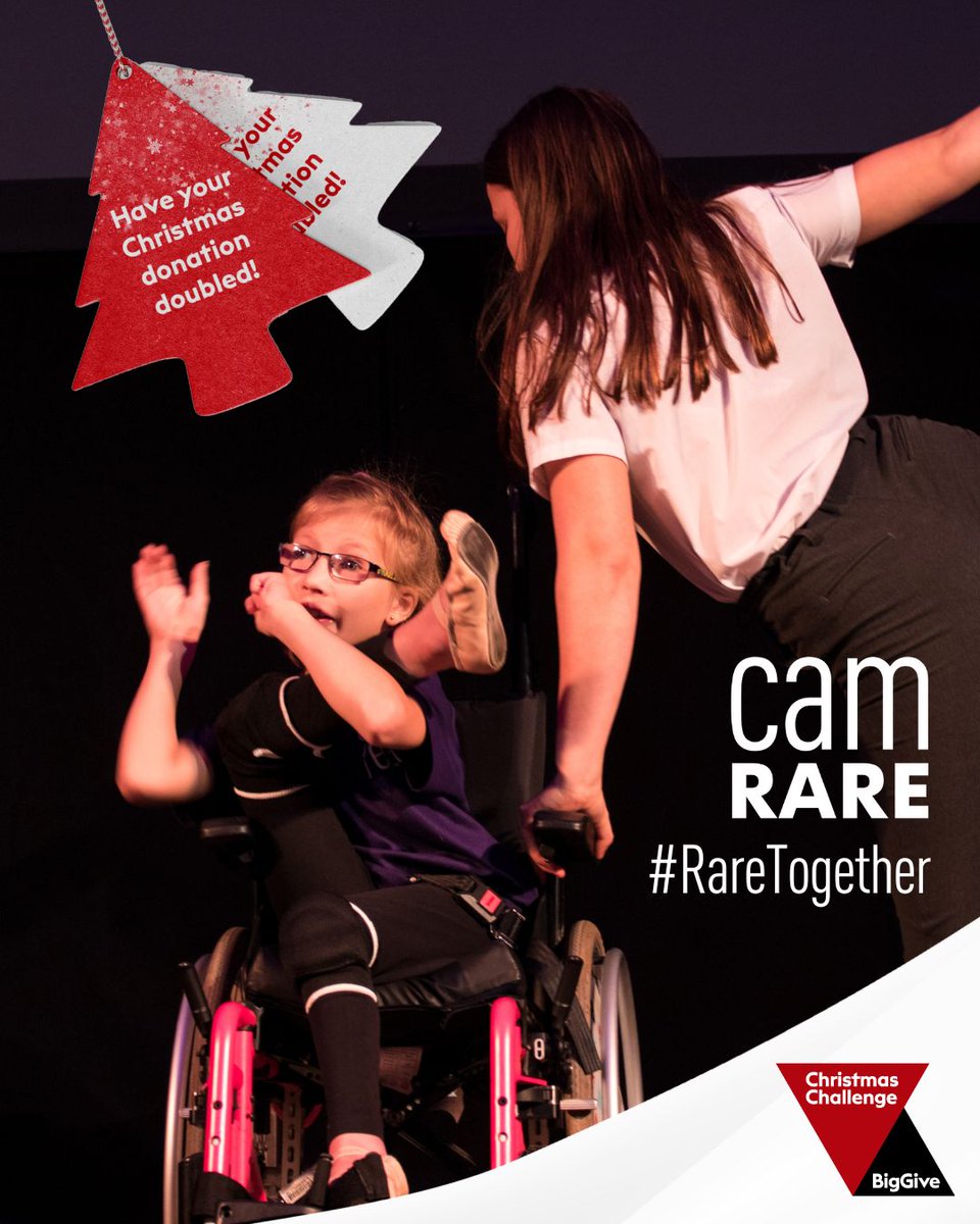 camraredisease's tweet photo. We need your help! 🙏
We’re taking part in the @BigGive #ChristmasChallenge - until 9 Dec donations are DOUBLED! 🙌
Your gift will bring joy, connection &amp; confidence to children, young people &amp; families on the, otherwise lonely, #RareDisease journey 🧡
https://t.co/oGcUS5c6qD https://t.co/8wEYLnLIeb