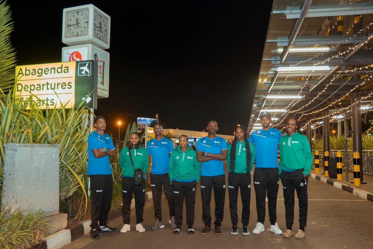 ferwabaRW's tweet photo. Today, December 4th, 2025, Rwanda’s 3x3 Basketball Men’s and Women’s National Teams departed Kigali International Airport for Antananarivo, Madagascar, ahead of the 2025 FIBA 3x3 Africa Cup scheduled from December 5–7.
#WinforRwanda🇷🇼
#3X3Africacup https://t.co/54an8gx2D8