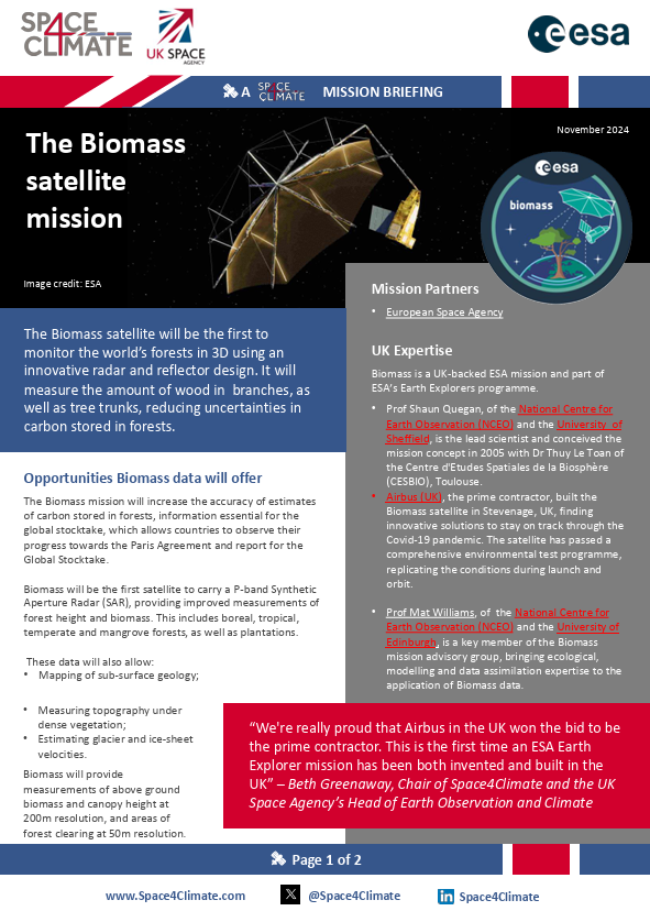 Space4Climate tweet media