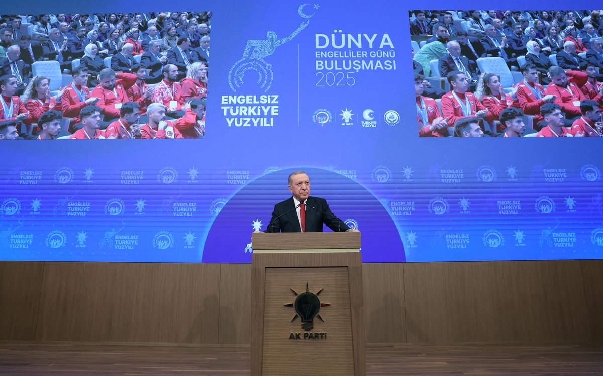 OA_BAK's tweet photo. Cumhurbaşkanımız Sayın @RTErdogan’ın teşrifleriyle gerçekleştirilen Engelsiz Türkiye Yüzyılı Dünya Engelliler Günü Buluşması’na katıldık.

Engelleri birlikte aşmak için tüm hizmetlerimizi ve imkânlarımızı herkes için kolay erişilebilir kılmaya, engelsiz bir hayat için el ve gönül birliğiyle çalışmaya devam edeceğiz.