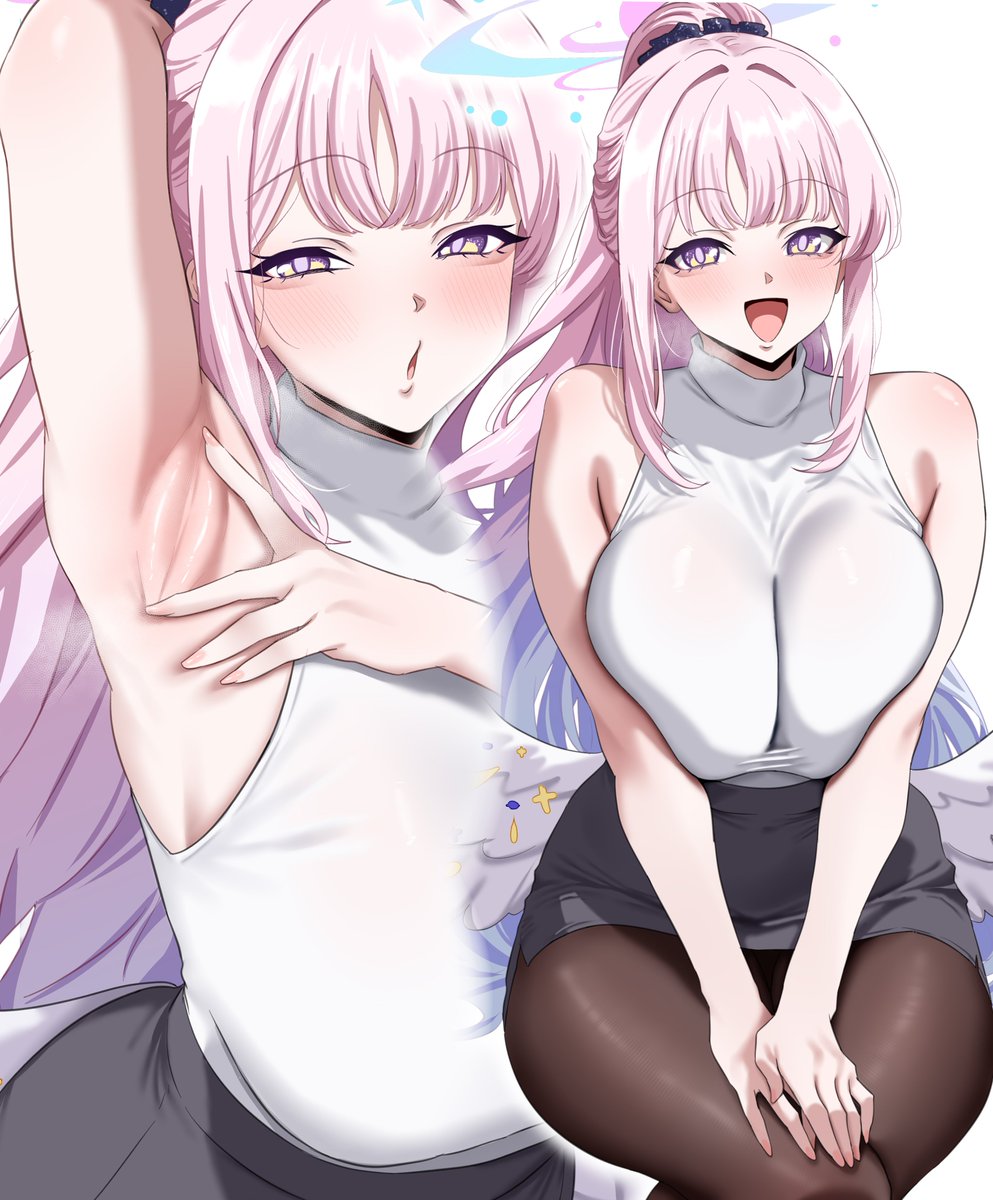 ミカ樣の腋🥵🥵
#ブルアカ  #聖園ミカ 