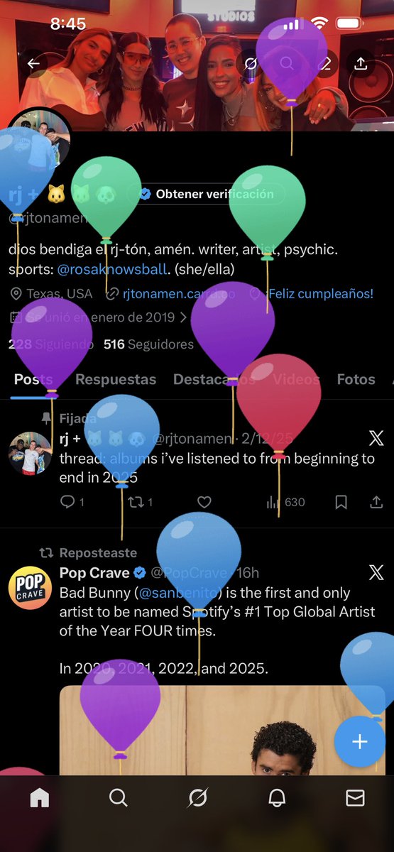 i got balloons yay ✨