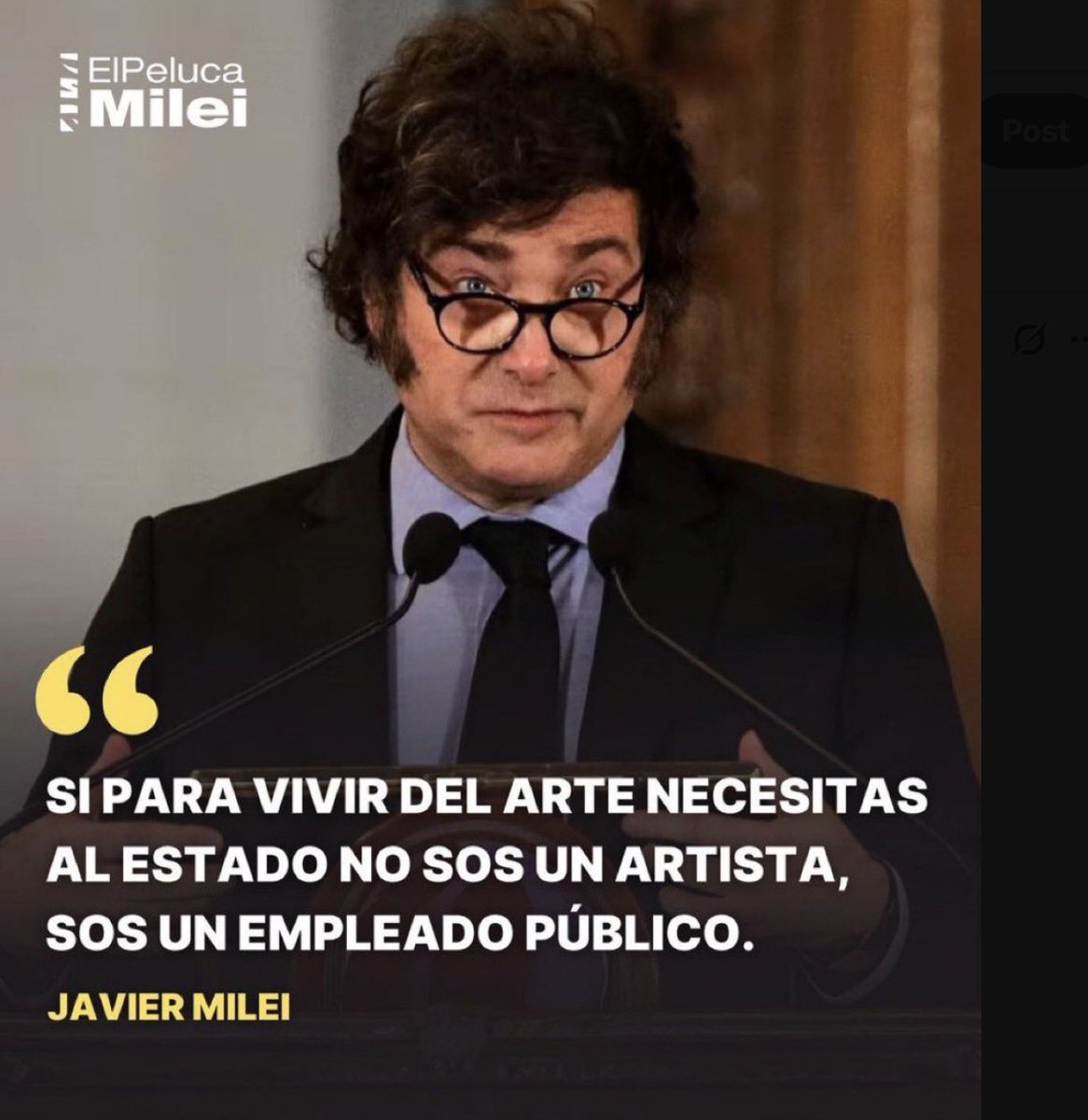 La profunda sabiduría y elocuencia  de <a href="/JMilei/">Javier Milei</a>