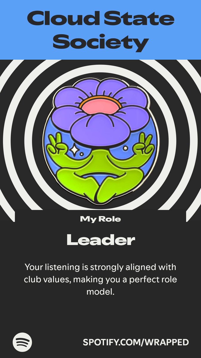 I was part of a special club this year. More in my #SpotifyWrapped.   spotify.com/wrapped-share/…