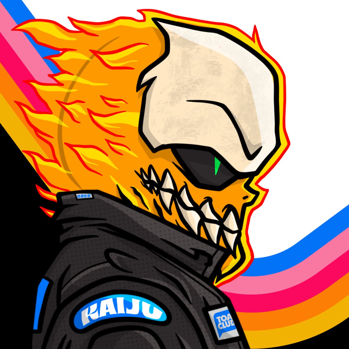 Collection of 6666 #NFTs from <a href="/planetkaiju_/">Kaiju</a> 

Amazingly simple to pinch one off the floor and turn it into something incredible. 

Stake, earn and customise. 

Check the collection, you’ll find something you like. 

magiceden.io/marketplace/pl…