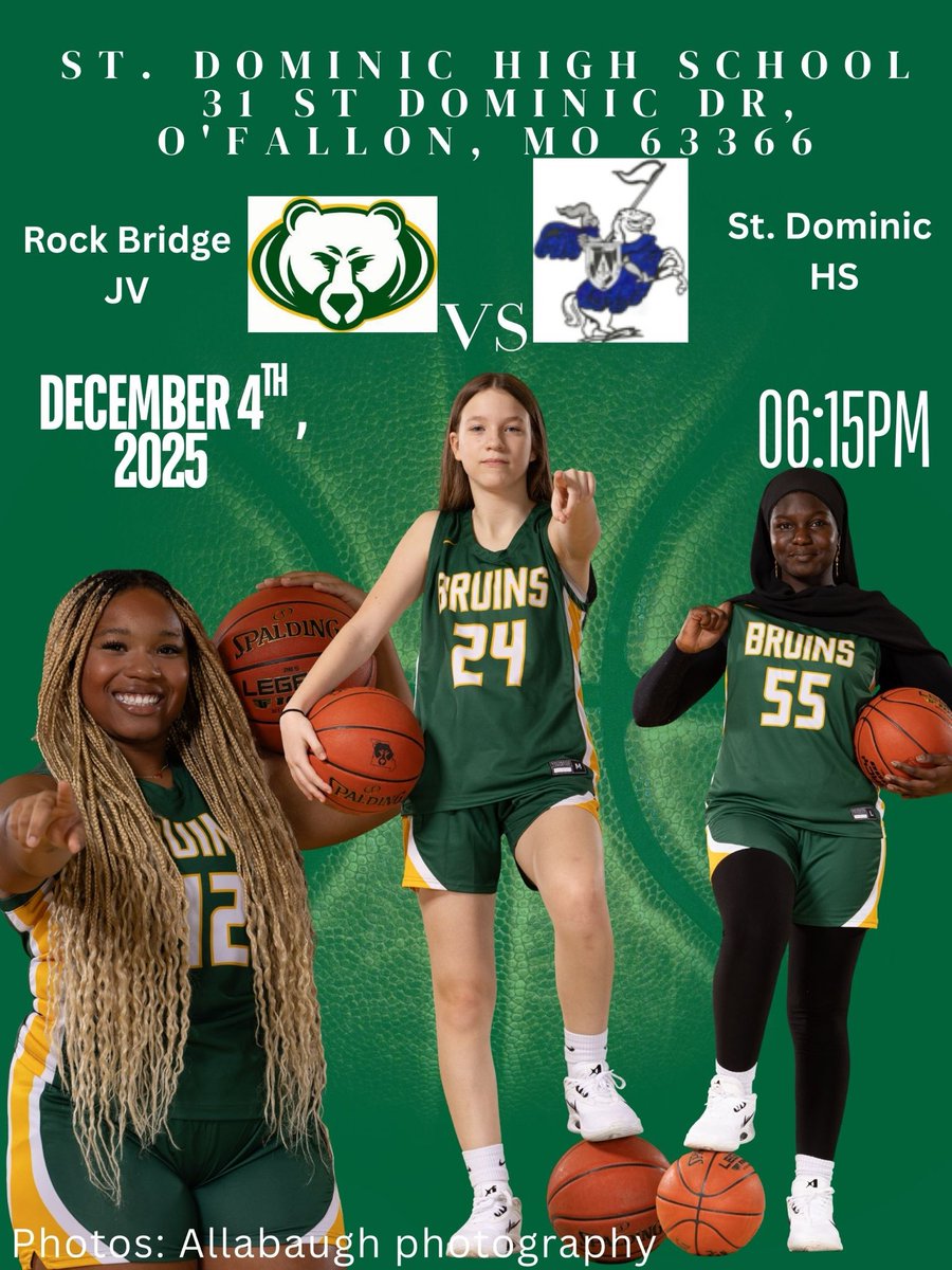 RockBridgeGBK's tweet image. JV looks to extend their win streak to four today as they hit the road again! Let’s Go Bruins!!!💚💛🏀