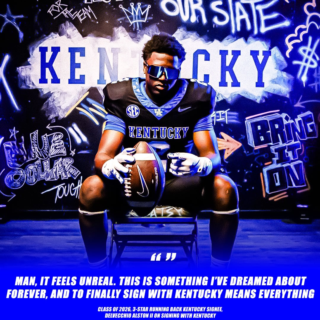 CBeasmoreSports's tweet image. With Early National Signing Day taking place Wednesday, several Class of 2026 signees shared their excitement about officially committing to Kentucky:

Ben Duncum, 4-star EDGE: “It feels great and I’m ready to come up and get to work.”

Isaiah McMillian, 3-star DB: “It’s a…