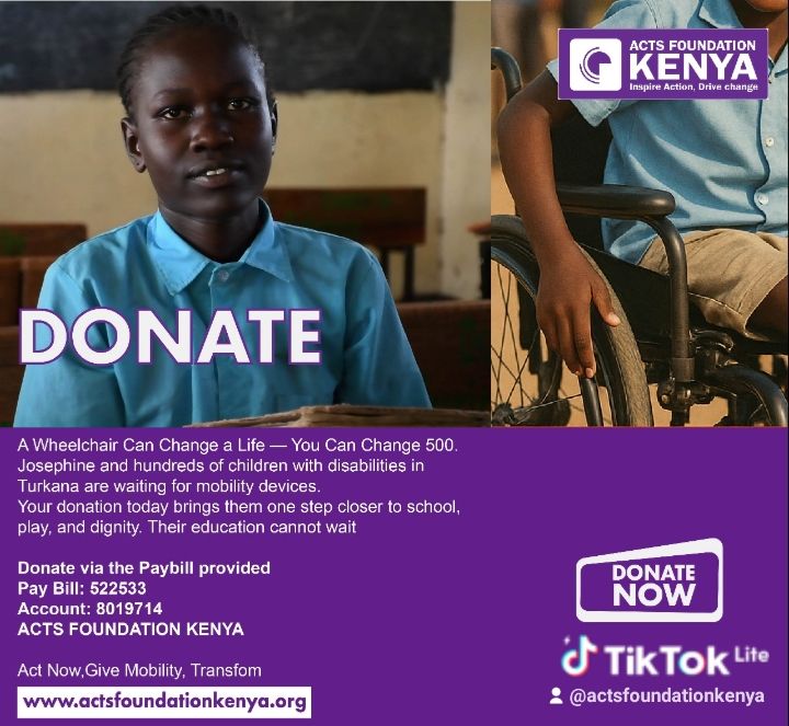 Every day, Josephine crawls 10 km to school through burning sand, thorns, and under the scorching sun. When she was younger, her mother carried her the entire way. Support her dream of becoming a doctor. Watch her story.#inclusiveeducation 
youtu.be/s1NUB__yqfc?si…