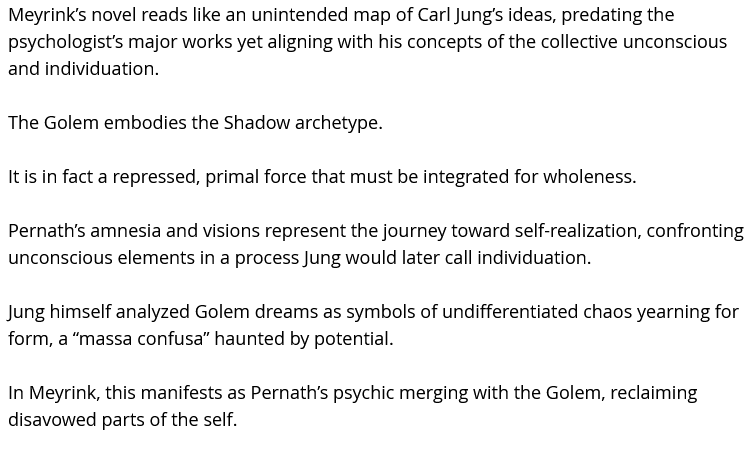fedelmayer's tweet photo. 🧵Meyrinks "Golem" deals with Jdsm, Kabbalah+and selfhatred-
its protaganist trying to kill the Golem within is INTENDED to represent internalized jwsh antisemitism!
The quote is more than a superifical match+was present in most Nazis private libraries.
https://t.co/cU4dwJNcxo https://t.co/NBoHoWeHU3