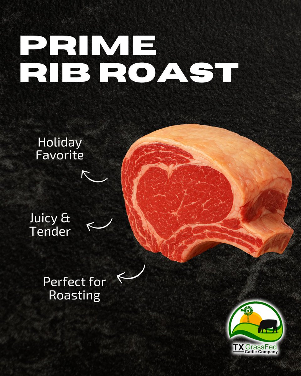 Cut of the Month: Prime Rib Roast.

Rich, juicy, and full of flavor, the perfect holiday centerpiece.

Planning one for Christmas or New Year’s?