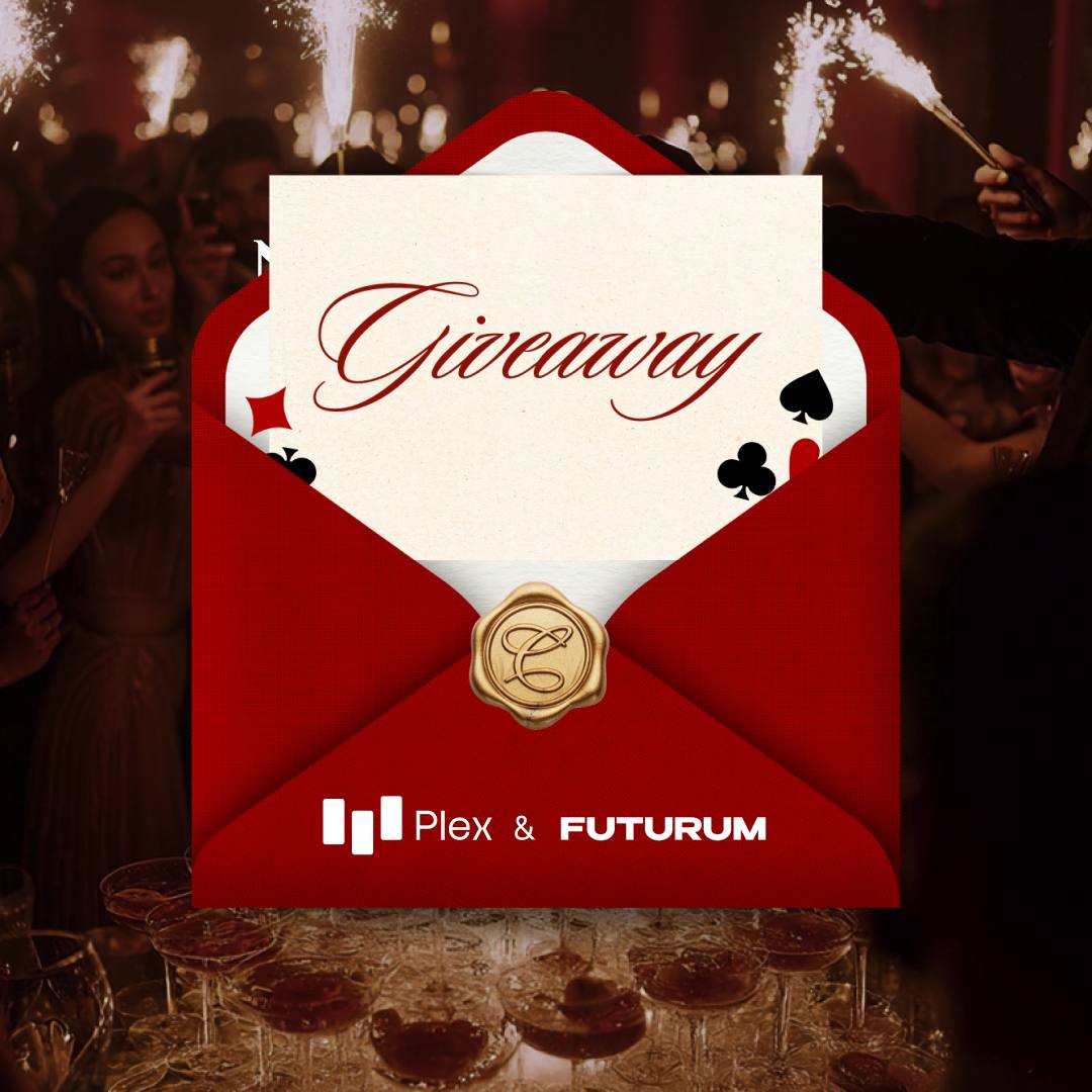 Futurum_events's tweet photo. 🎄The games begin right now🎁 GIVEAWAY — 3 tickets to a magical night!⁣⁣⠀
⁣⁣⠀
💚We appreciate our community and want to invite you to our New Year themed party — CASINO ROYALE by PLEX & FUTURUM⁣⁣⠀
⁣⁣⠀
🔔How to join the giveaway:⁣⁣⠀
⁣⁣⠀
— Follow Plex: https://t.co/xplcH12VO2
— Follow Futurum: https://t.co/WUid77LhXB
— Comment “New year” under the post to join the giveaway. ⁣⁣⠀
⁣⁣⠀
✨🎅Winners will be selected on December 9 and will receive their tickets.⁣⁣⠀
⁣⁣⠀
🪩What awaits you at CASINO ROYALE:⁣⁣⠀
⁣⁣⠀
— Poker tournament⁣⁣⠀
— Cabaret performance⁣⁣⠀
— DJ set & live show⁣⁣⠀
— Welcome drinks & festive New Year atmosphere 🎄⁣⁣⠀
⁣⁣⠀
♣️Dress code: black & red ⁣⁣⠀
⁣⁣⠀
📍December 11, 2025 | 19:00–23:00⁣⁣⠀
(Private venue — location shared with confirmed guests)⁣⁣⠀
⁣⁣⠀
💫Good luck — the night of magic, style, and celebration is waiting🎩⁣⁣⠀
⁣⁣⠀
💸 Ticket price: $50⁣⁣⠀
🔗 To get a ticket, please DM us or message us on Telegram: https://t.co/iw1f4OZAlx⠀
🔔 Luma — https://t.co/JqCigCUYWG