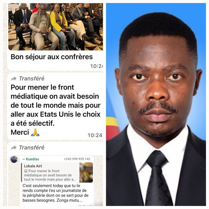 MagloireKabwe's tweet image. #RDC
Mon frère journaliste défenseur  @PatrickLokala_ du pouvoir de @fatshi13_ coulât les larmes de tristesse !

#laconquête…