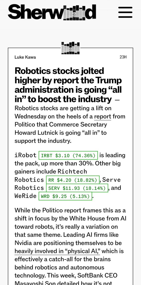 AGuyNamedSomet1's tweet image. As I posted on 11/10, #AIrobotics is the next big thing.