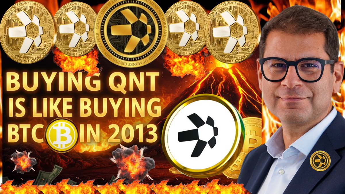 🔥Quant Network Building The Blueprint The Foundation of Digital Finance $100K $QNT <a href="/gverdian/">Gilbert Verdian</a> <a href="/quantnetwork/">Quant</a> #ISOTC307 #Overledger #ISO20022
#SATP HEY X FAM 🙌🏾🫶🏾👊🏾‼️
Watch the $QNT video by clicking the link below 👇🏾 
youtu.be/MYGxCBE3ndA?si…
<a href="/SebasP49474734/">Sebastian!</a> <a href="/DPGmaximus/">MaximusCrypto</a>