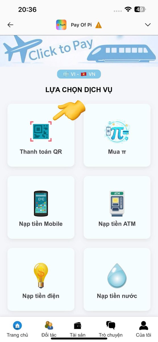 thaibinh85dn's tweet photo. Pay Of Pi updates QR Payment feature

Now you can use Pi to pay at most traditional stores using the QR code scanning payment service. It’s very simple: just scan the store’s or seller’s QR code, enter the amount, and press the payment button. In short, you no longer need to worry whether traditional stores or services accept Pi or not — because now you have Pay Of Pi.

Access and experience it here:
App URL: https://t.co/XphKvCzvYp
#PiNetwork #Payofpi #Pipayment #QRcode