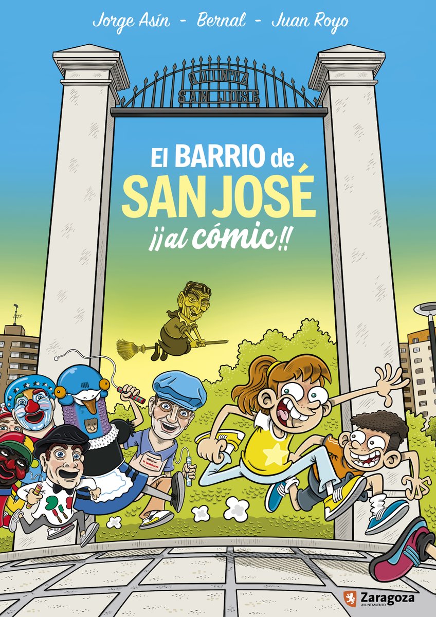 Nuevo cómic recién salido de imprenta:
El BARRIO de SAN JOSÉ ¡¡al cómic!! ✨
 
Con otro guion ma-ra-vi-llo-so de <a href="/AsinJastark/">Jorge Asin</a> junto a mis dibujos para descubrir, de una forma única, la historia de este barrio zaragozano tan colorido, diverso, acogedor y orgulloso de su pasado...
