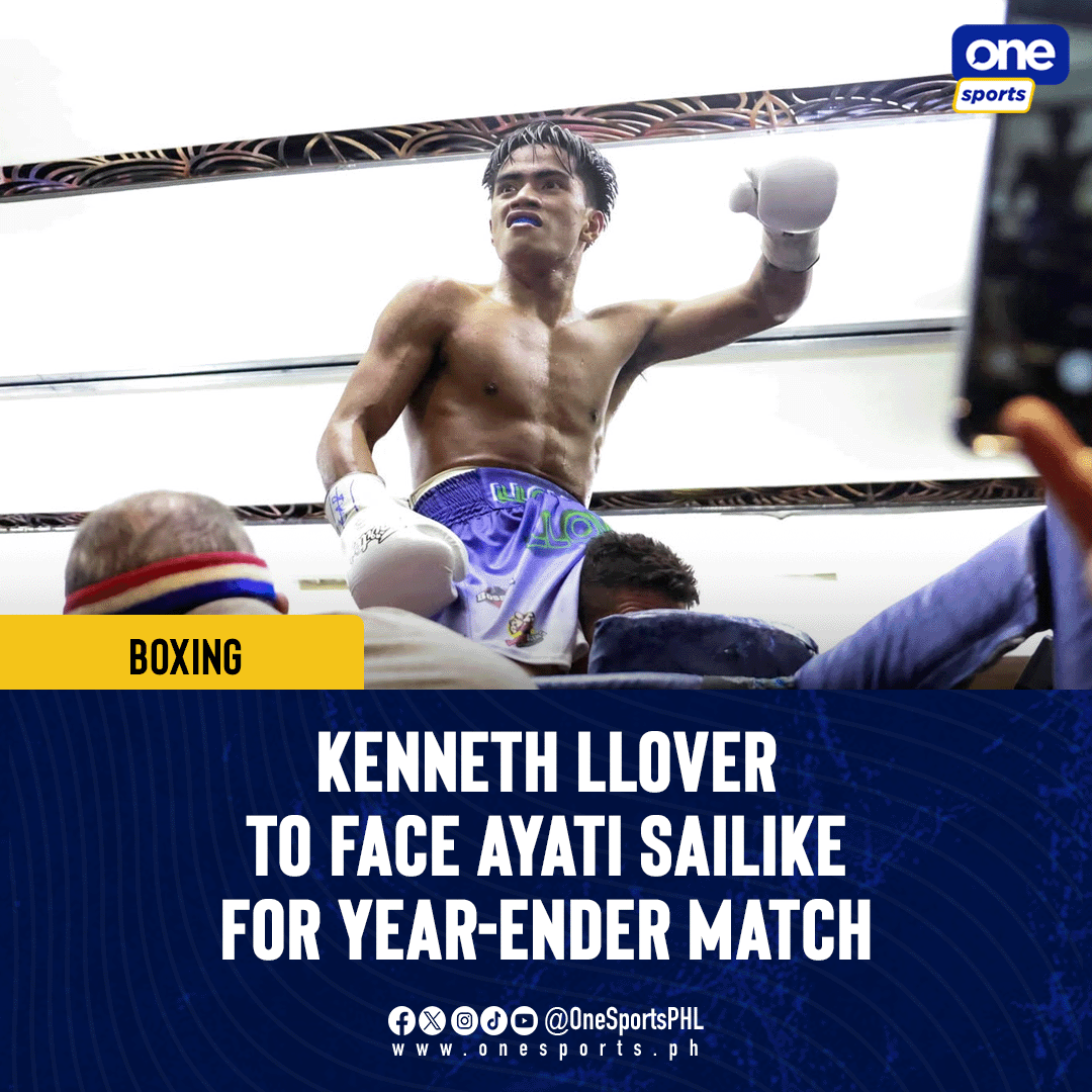 OneSportsPHL's tweet photo. FINAL GRIND FOR 2025 🥊
Undefeated Filipino sensation Kenneth Llover closes out a thrilling year with his fourth fight, putting his OPBF Bantamweight title on the line against Ayati Sailike this December 27 at the Aichi Sky Expo in Tokoname, Japan.
#KennethLlover #OPBF https://t.co/PEdSbHz2Wb